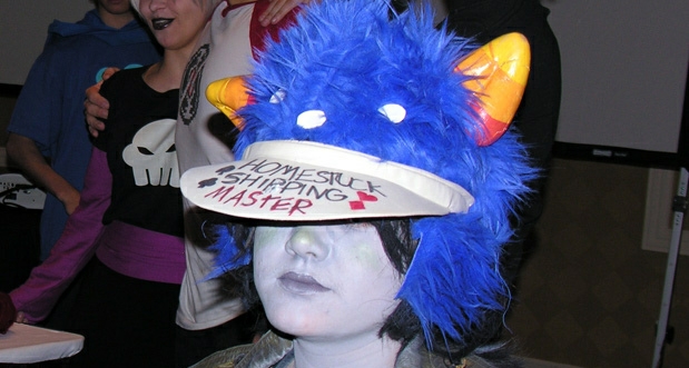A "Homestuck Shipping Master" at the AnimeNEXT 2012 Homestuck panel (Photo Credit: Evan Minto)