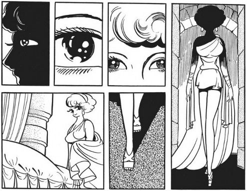 An introductory shot of Zephyrus from earlier in the manga. (I couldn't get any scans from "Light Motif" itself.)